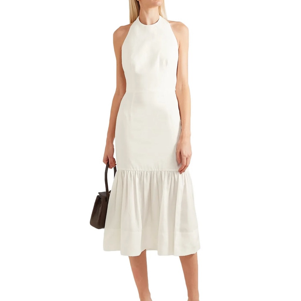 Rebecca Vallance White Halter Dress (NWT) Size 2